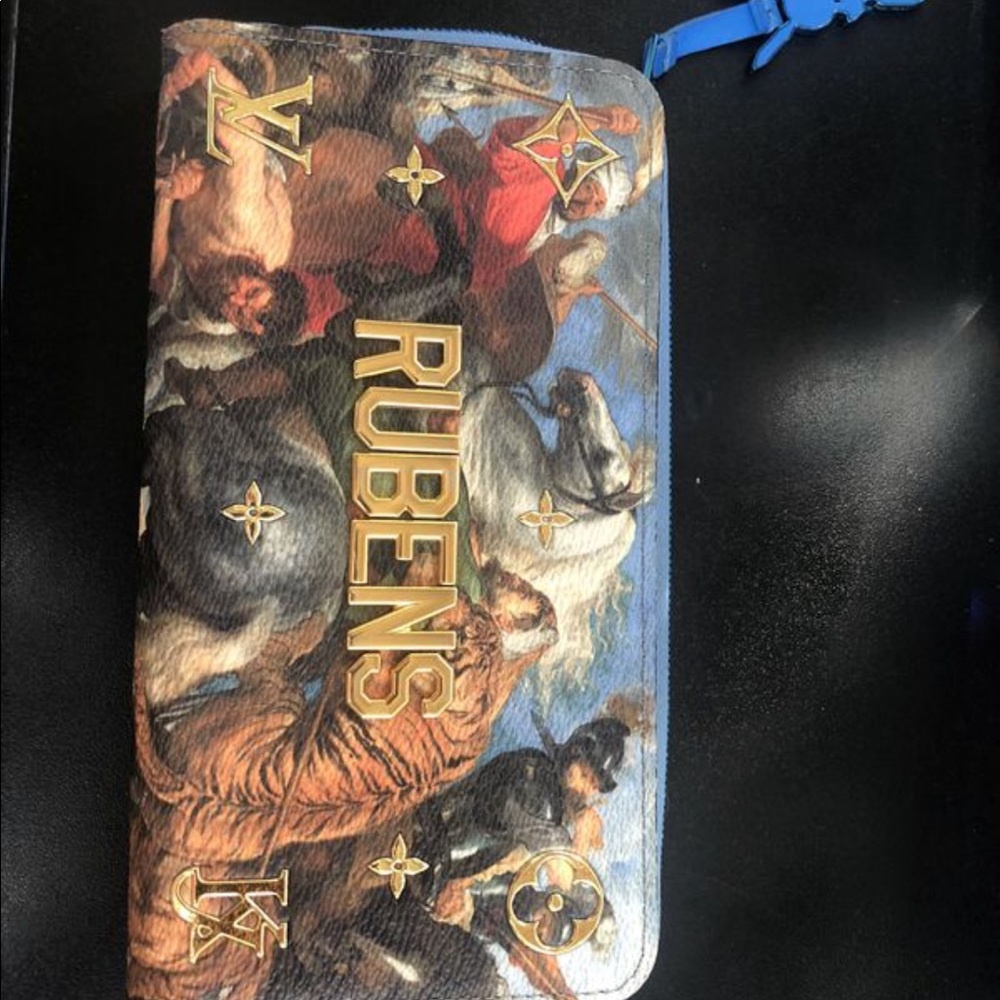 Louis Vuitton X Jeff Koons Zipper wallet